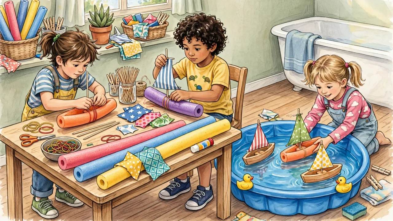 Pool Noodle Boat Ideas
