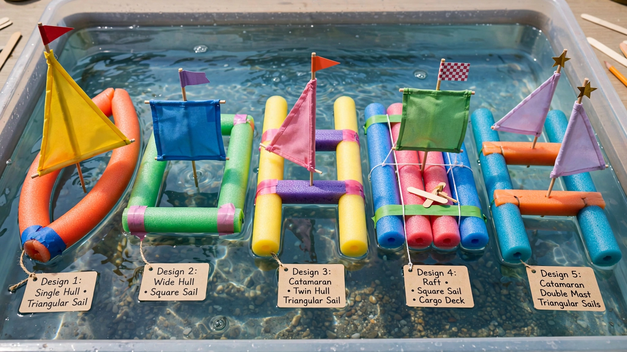 Pool Noodle Boat Ideas